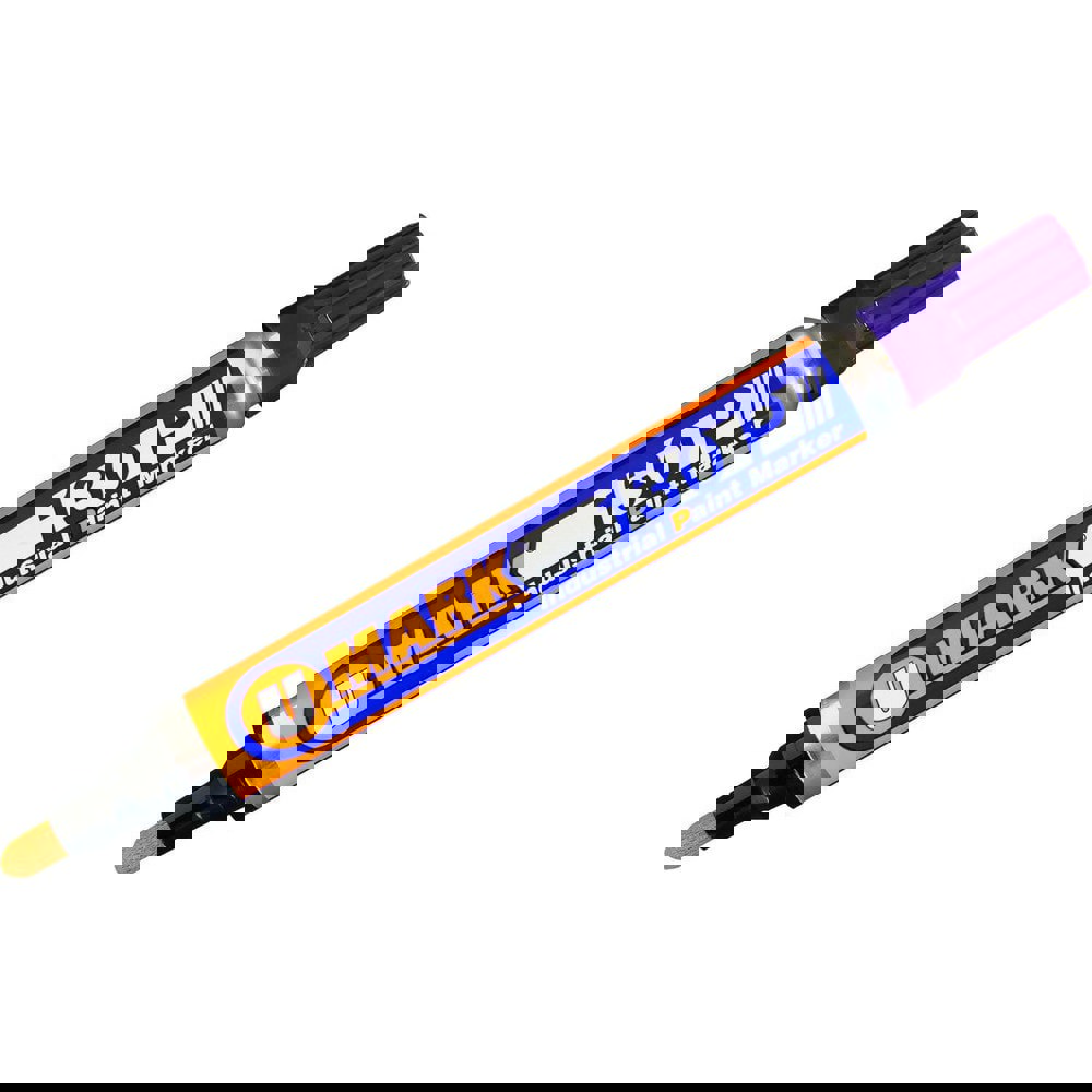 Markers & Paintsticks; Marker Type: Liquid Paint Marker; Tip Shape: Bullet; Chisel; Color: Violet; Ink Type: Oil Base; Tip Type: Reversible; Bullet; Chisel; For Use On: Dry or Damp Wood; Tape; Glass; Rusty and Oily Metal; Wax Cartons; Ceramic; Tile; Plast